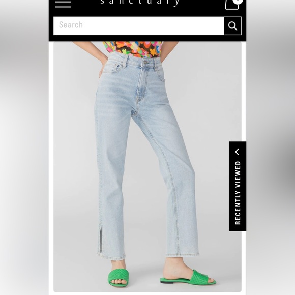 Sanctuary high rise straight leg “90s jean” - Picture 3 of 10